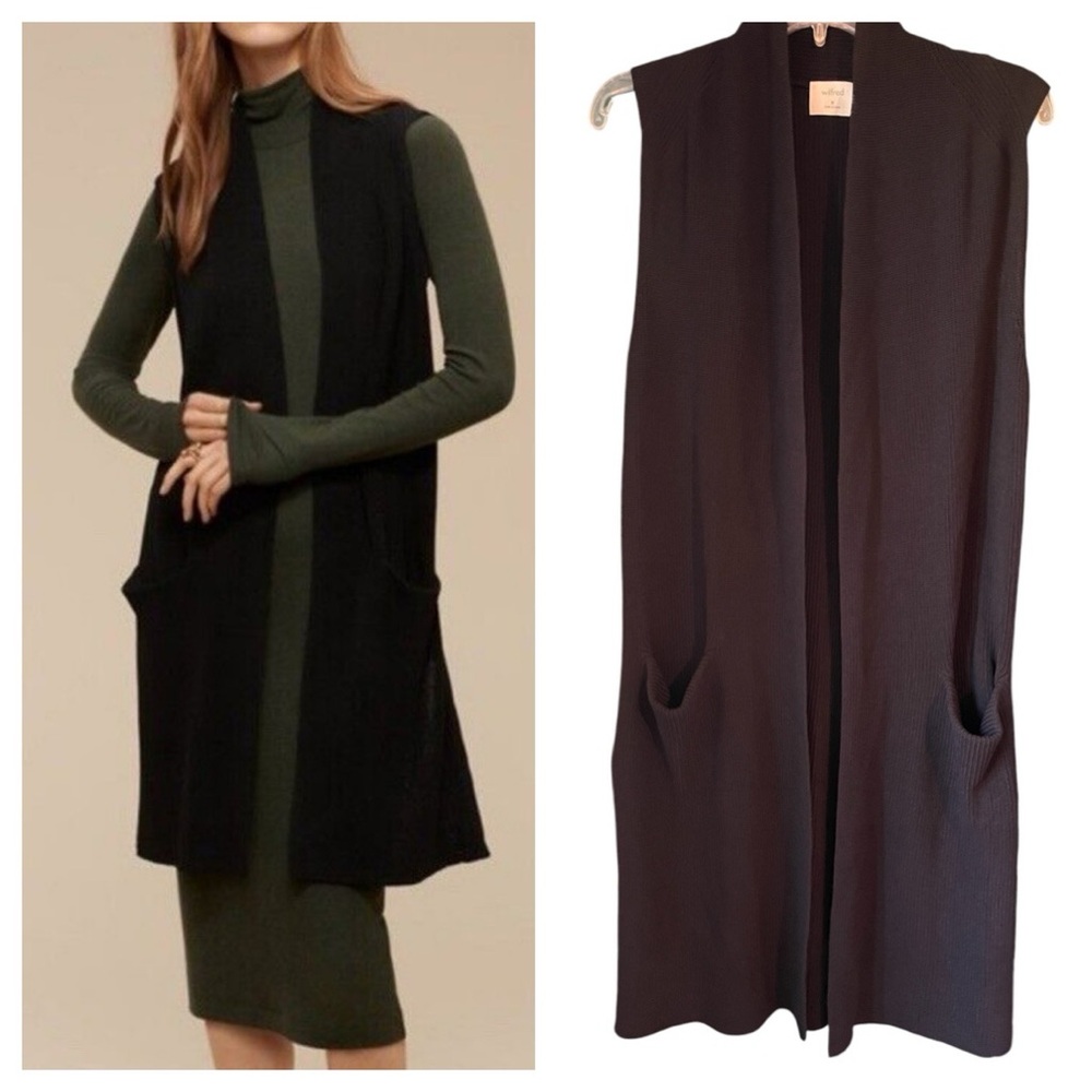 Aritzia Black Sleeveless Vest